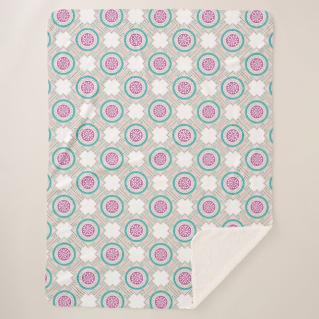 Manta Sherpa Patrón azteca (Anverso)