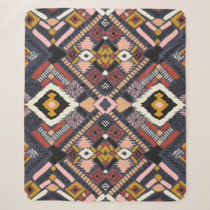 Manta Sherpa Patrón azteca de Chevron africano tribal