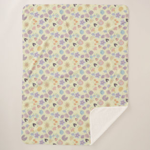 Manta Sherpa Patrón Boho 02.w LYellow BG