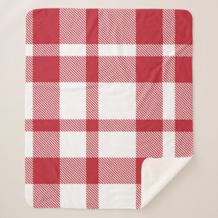 Manta Sherpa Patrón clásico de plaid Tartan Seamless.