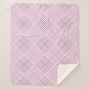 Manta Sherpa Patrón controlado.08W BG rosa