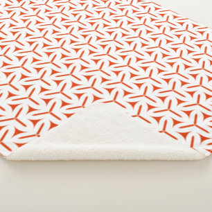 Manta Sherpa Patrón de aspas góticas Sherpa Blanket