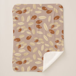 Manta Sherpa Patrón de cacahuetes