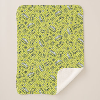 Manta Sherpa Patrón de comprobador de galore Scooby Snacks