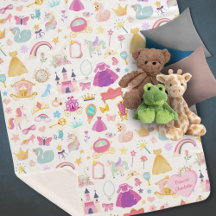 Patrón de cuento de hadas de la princesa Niña