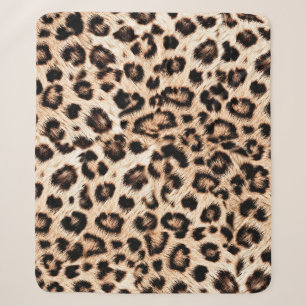 Manta Sherpa Patrón de diseño de leopardo: Elegancia salvaje.