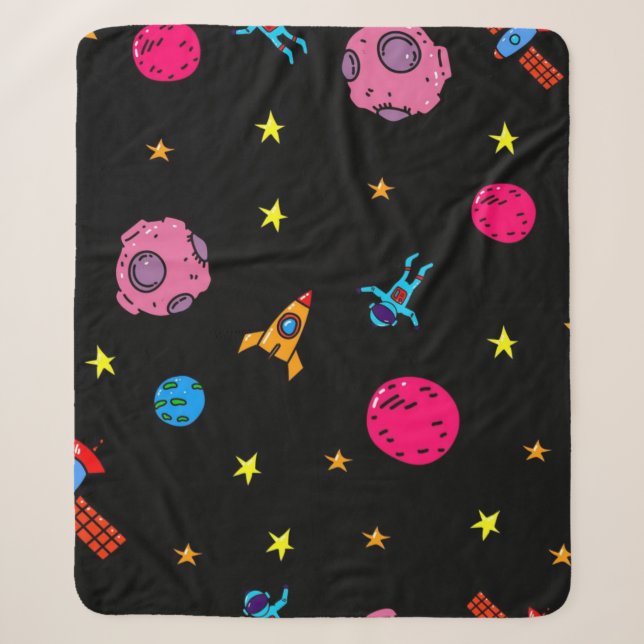 Manta Sherpa Patrón de espacio (Anverso)