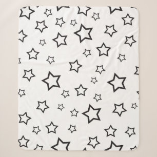 Manta Sherpa Patrón de estrellas