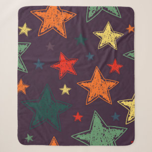 Manta Sherpa Patrón de estrellas