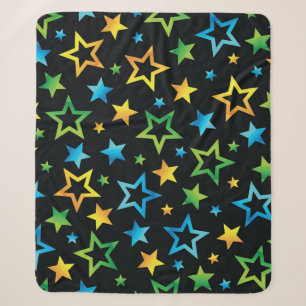 Manta Sherpa Patrón de estrellas