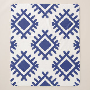 Manta Sherpa Patrón de Ikat Étnica textil tribal norteamericano