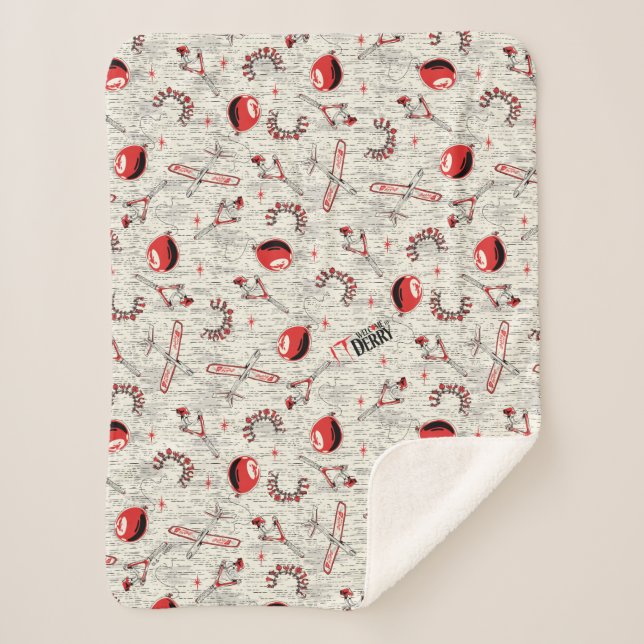 Manta Sherpa Patrón de juguetes para niños de TI (Anverso)