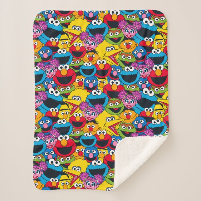 Manta Sherpa Patrón de la tripulación de Barrio Sésamo (Anverso)