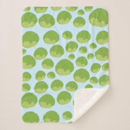 Manta Sherpa Patrón de lechuga