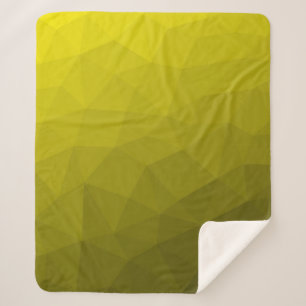 Manta Sherpa Patrón de malla geométrica de gradiente oscuro ama