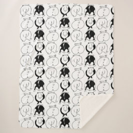 Manta Sherpa Patrón de manchas de hámster