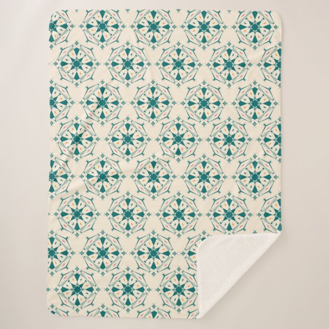 Manta Sherpa Patrón de Mandala Sherpa Blanket (Anverso)