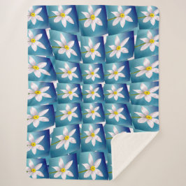 Manta Sherpa Patrón de Narciso Blanco