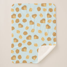 Manta Sherpa Patrón de nueces de nueces de nuez de nuez de nuez