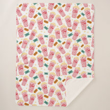 Patrón de palomitas de cine Teatro nocturno divert