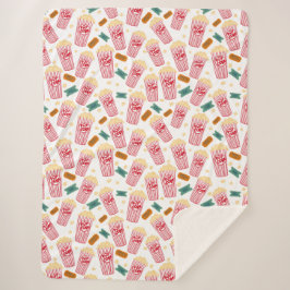 Manta Sherpa Patrón de palomitas de cine Teatro nocturno divert