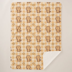 Manta Sherpa Patrón de pollo gitano y pequeño