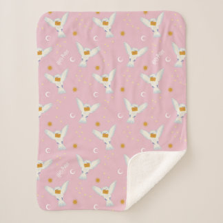 Manta Sherpa Patrón de solsticio Hedwig Pink