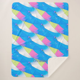 Manta Sherpa Patrón de superficie moderno abstracto para decora