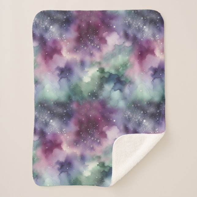Manta Sherpa Patrón de Tapiz Celestial (Anverso)