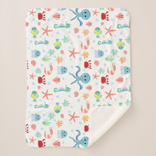 Manta Sherpa Patrón del mundo marino (Anverso)