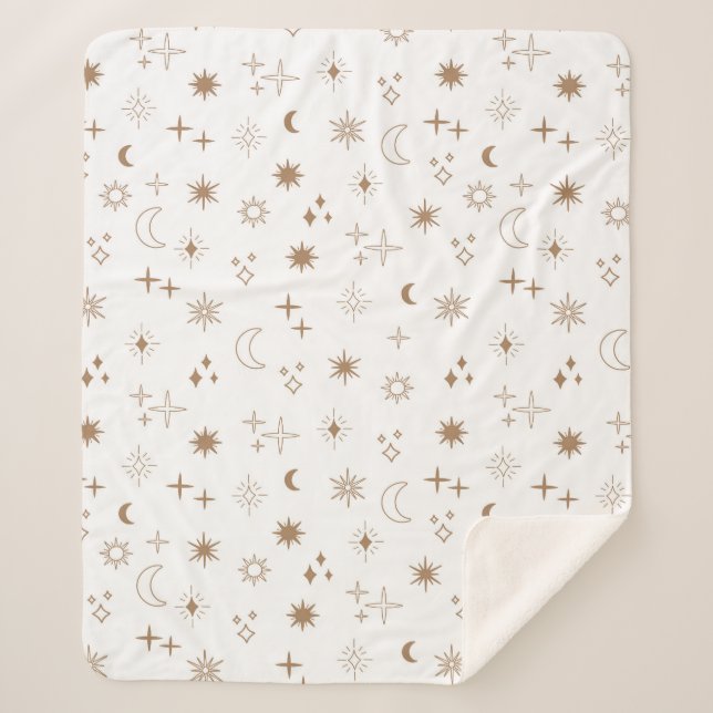 Manta Sherpa Patrón Estrella Astrológica (Anverso)