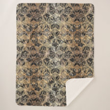 Patrón geométrico de mármol y oro