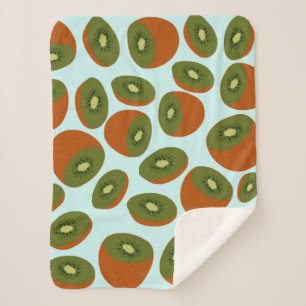 Manta Sherpa Patrón Kiwifruit