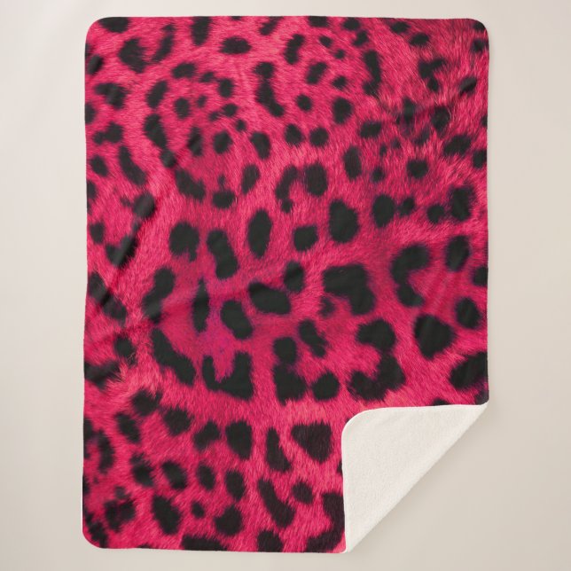 Manta Sherpa Patrón Leopard (Anverso)