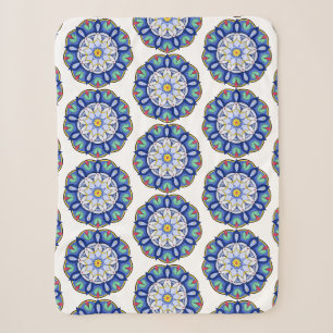 Manta Sherpa Patrón Mandala 01