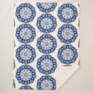 Manta Sherpa Patrón Mandala 01
