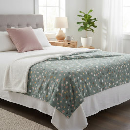 Manta Sherpa Patrón moderno Terrazzo Neutral suave