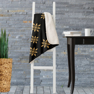 Manta Sherpa Patrón repetitivo de la flor de Petal de tipo estr