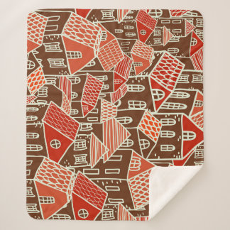 Manta Sherpa Patrón sin problemas de los edificios de la ciudad