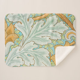 Manta Sherpa Patrón St James (por William Morris)