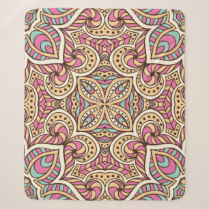 Manta Sherpa Patrón vintage sin foco. Tema decorativo de época