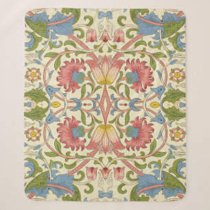 Manta Sherpa Patrones florales de William Morris Loddon Blossom