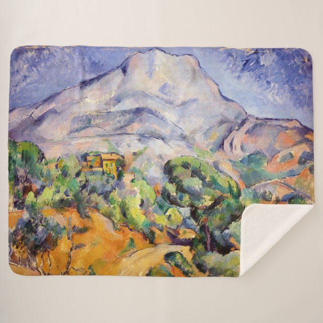 Manta Sherpa Paul Cezanne - Mont Sainte-Victoire, Tholonet Road (Anverso (horizontal))