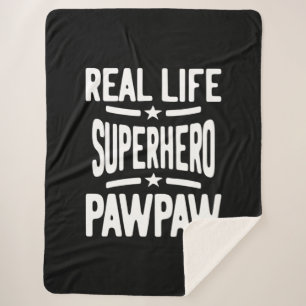 Manta Sherpa Pawpaw, superhéroe de la vida real Abuelo padre
