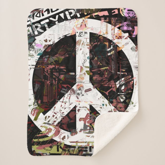 Manta Sherpa Paz (Anverso)