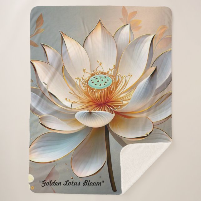 Manta Sherpa "Peaceful New Beginnings" (Anverso)