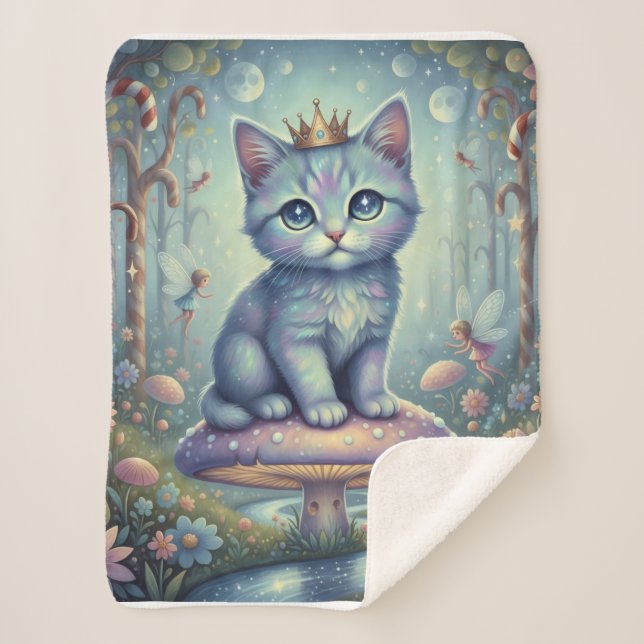 Manta Sherpa Peaceful Paws - Enlightened in Color (Anverso)