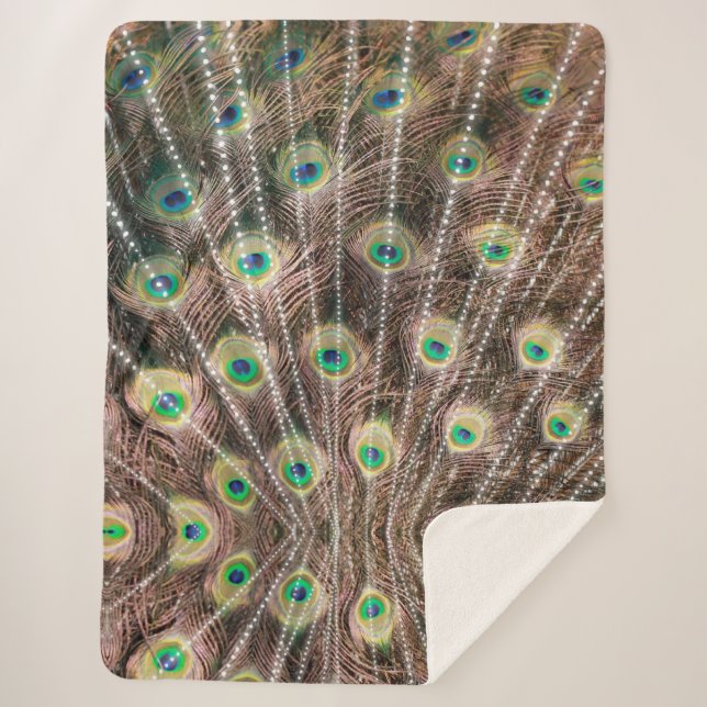 Manta Sherpa Peacock Style Blanket Large (Anverso)