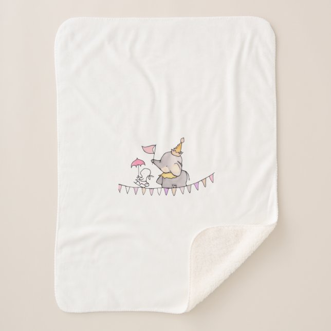 Manta Sherpa pegatinas para niños Sherpa Blanket (Anverso)