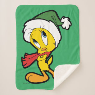 Manta Sherpa Pensamientos de los Navidades de TWEETY™